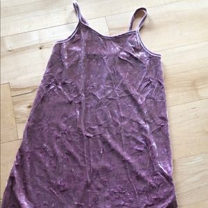 Forever 21 velvet girls slip dress